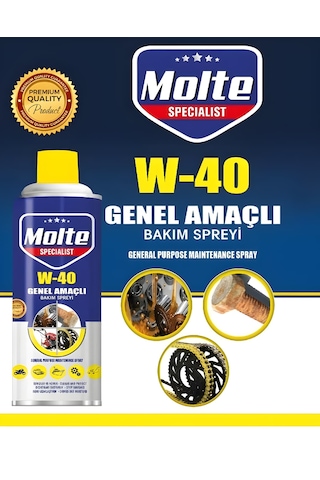 Molte Genel Amaçlı Bakım Spreyi W-40