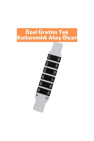 Tek Kullanımlık Çocuk Bebek Ateş Ölçer 5'li