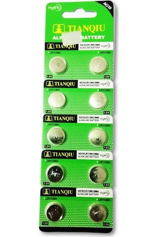 Tıanqıu 10 Adet Lr1130 Ag10 Cihaz Ve Saat Pili