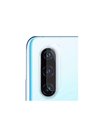 Huawei P30 Lite Kamera Lens Koruyucu Nano Cam Şeffaf Tam Kaplama