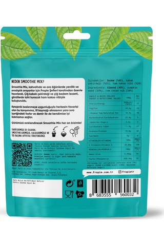 Fropie Karışık Kuruyemiş - Smoothie Mix 6 x 75 G