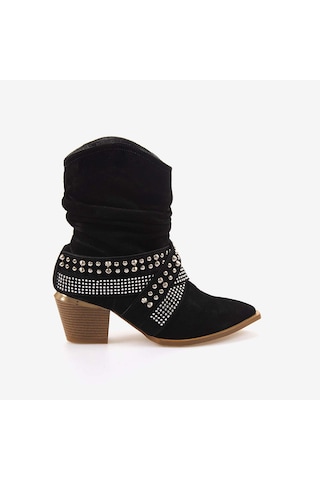 Kemal Tanca Kadın Bot 26-103152k Siyah Suet