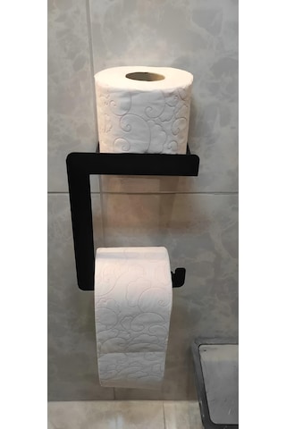 Hvngroup Metal Raflı Geniş Tuvalet Kağıdı Askısı