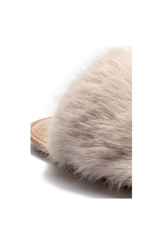 Twigy Twıgy Tw Bej Kadın Peluş Ev Terliği 37/41