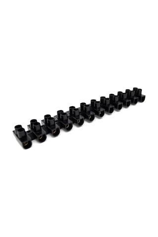10 Adet No4 Siyah Sıra Klemens Maks. 6mm² Kabloya Kadar
