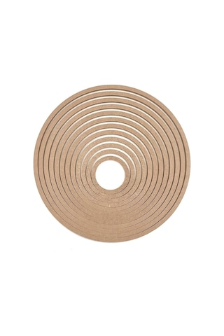 12'li Ham Mdf, 8mm Kalınlık, 30 Cm Kasnak, Boyanabilir Vidasız Kasnak, Makrome Halkası, Düş Kapanı