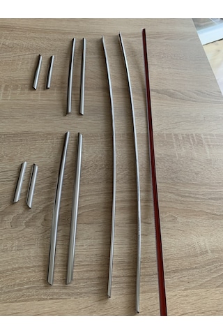 Passat B6 Ön Tampon Çıtası Krom 11 Parça 2005 - 2012 Paslanmaz Çelik Sisli Araçlar İçin