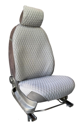 Oto Koltuk Minderi Oto Koltuk Kılıfı 2 Li Set Gri