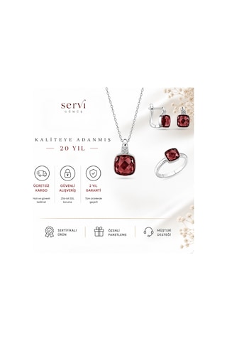Servi 925 Ayar Gümüş Pomelita Set-83