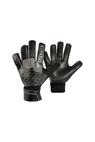 Decathlon Kaleci Eldiveni Yetişkin - Siyah / Gri - F100 Resıst Siyah
