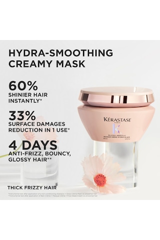 Kerastase Gloss Absolu Masque Creme Kalın Ve Elektriklenmeye Eğilimli Saçlar İçin Maske 200ml