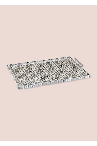 The Mia Sedef Tepsi 55x35x2 Cm Tlc0098 Lacivert