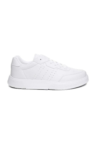 Darkstep 158-25 Deri Anatomik Erkek Sneaker Beyaz