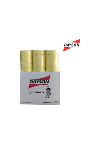 Dayson Maskeleme Bant Kağıt Bant Sarı 36mmx35mt 1 Koli 48 Adet