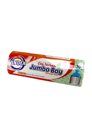 Vindex Jumbo Boy Çöp Torbası Mavi 80 x 110 CM