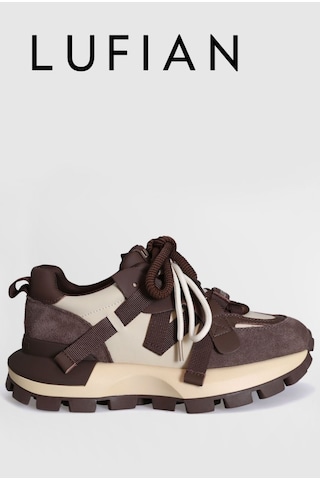 Lufian 121230049 Yoko Unisex Sneaker Ayakkabı Kahverengi
