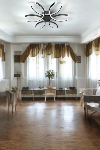 Levora Gri Renk Modern Tasarım - Oturma Odası - Salon - Mutfak - Yatak Odası Beyaz Led Avize Gri