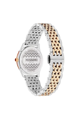 Missoni Mwcca0623 Pırlantalı Kadın Kol Saati Metalik Gri - Rose Gold