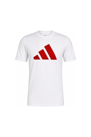 Adidas Custom Cotton Logo Tee M Erkek Futbol Antrenman Tişörtü Im7853 Beyaz