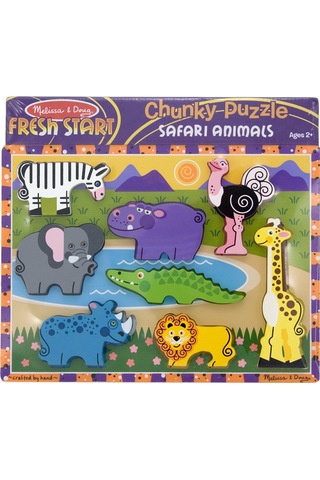 Melissa And Doug Ahşap Tombul Yapboz Safari