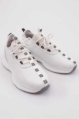 Dgn 17391 Erkek Bağcikli Casual Sneacker Ayakkabi 17391-17-R11355 Beyaz
