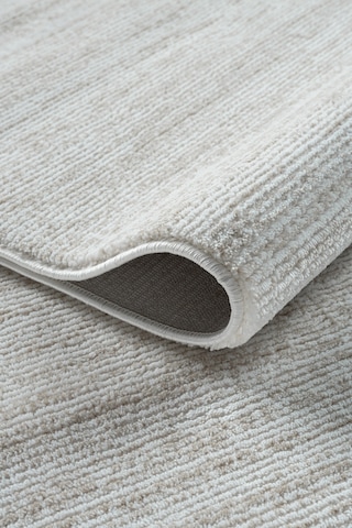 Mariesse Home Bambu Dokulu Modern Sık Dokuma Koridor Kesme Yolluk Dokuma Makine Halısı Bej
