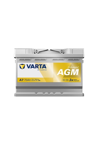 Varta A7 12v 70ah 760a Dynamıc Start Stop Agm Akü Üretim Tarihi:2025