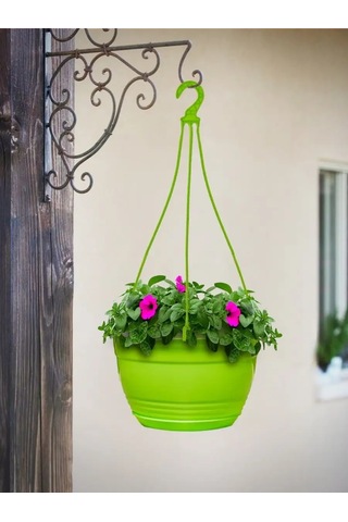 Ho'me Dış Mekan Çiçekleri İçin Sarkaç Saksı Seti, 4 Adet 4 Litre 149058417