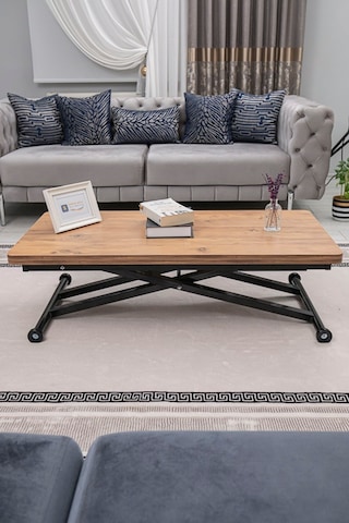 Home Üst Tabla Mdf Efesçam Oval Köşe Alt Ayak Siyah