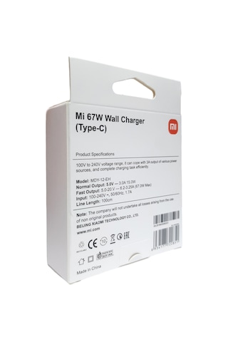 Xiaomi Redmi Note 11 Pro Turbo Hızlı Şarj Cihazı Aleti Type-c 67w