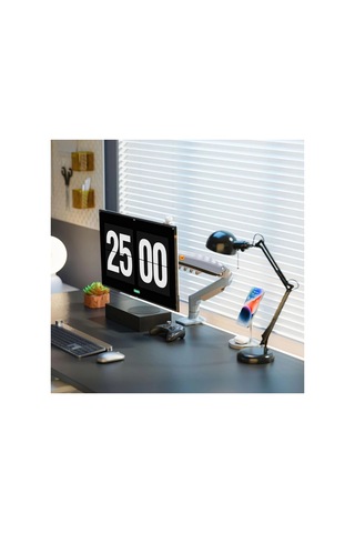 North Bayou Nb F80-xe Beyaz Tek Kol Amortisörlü Monitör Tutucu 17"-30" Ekran