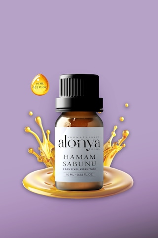 Hamam Sabunu Esansiyel Uçucu Koku Yağı Buhurdanlık Esansı Oda Kokusu Aromaterapi Yağı 10 Ml Sabun Kokusu