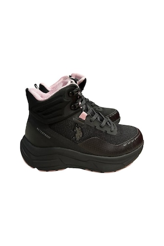 U.s. Polo Assn. Gerrard Hı Wmn 4pr 101812675 Su Geçirmez Outdoor Bot Siyah Pembe 36-40 Siyah