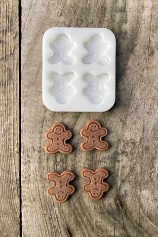Ginger Bisküvi Mum Kalıbı Silikon 50 x 22