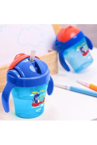 Wee Baby Pipetli Bardak 200 ML 12+ Ay Mavi
