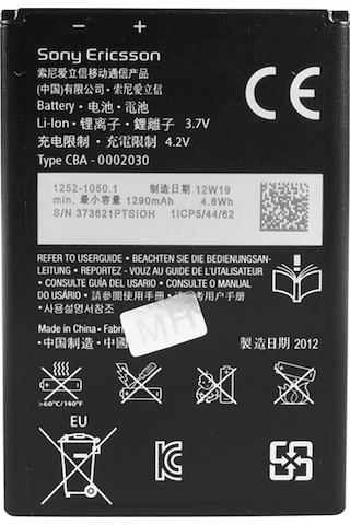 Sony Xperia U St25İ Ba600 Batarya Pil