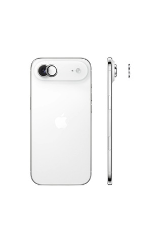 Safeus 9h+ Safir Temperli Kamera Lens Koruyucu, Apple Uyumlu iPhone 17 Air İle Pamuk Beyazı