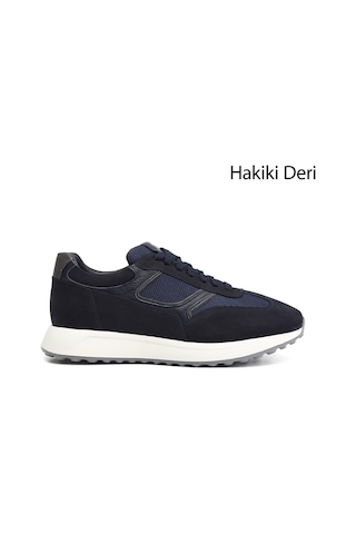 Gönderi(R) Gönderi R Erkek Lacivert Süet Bağcıklı Hakiki Deri Sneaker Ddma83531647