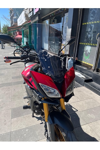 2016-19 Yamaha Mt07 Tracer Uzun Ön Cam Açık Füme Zeus 4mm 54cm Mt 07 Acik Füme