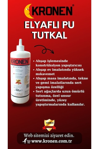 Kronen Cam Elyaflı Pu Tutkal 1 Adet