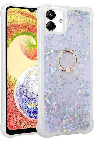 Zore Galaxy Uyumlu A04 Kılıf Milce Kapak - Gümüş Gümüş