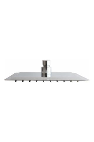 Ahlez Paslanmaz 304 Kalite Ankastre İnce Tepe Duş Başlığı Krom 20 x 20 cm Krom