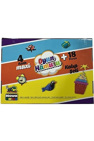 Nova Color Oyun Hamurlu Kalıp Seti 18 Parça Nc-851