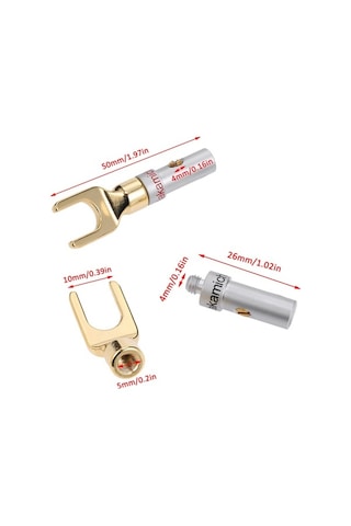 Novahub Y Tipi Ses Adaptörü - 5 Çift Bakır Kaplama Altın Ve Gümüş Kablo Konnektörü