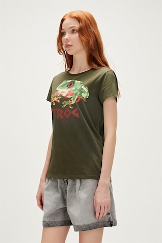 Bad Bear 23.03.07.005-C70 Frog Kadın T-Shirt 001