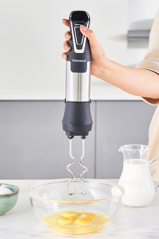 Homend Handmaid 1966h Inox Xlarge Hazneli, Çift Bıçaklı Blender Set