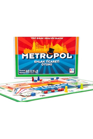 Ks Games Metropol Emlak Ticaret Kutu Oyunu