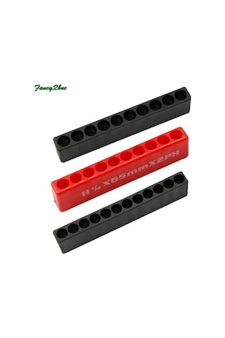 Rd1 Tornavida Deliği 10/12 Delik Hex Shank Bit Tutucu Plastik Kafa Saklama Kutusu Aracı 6224