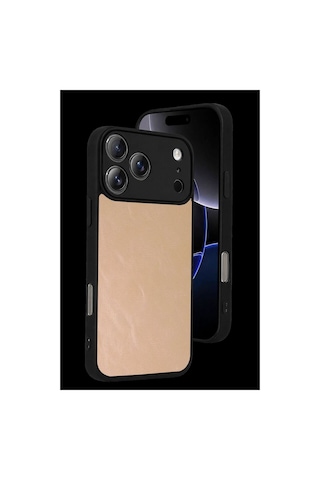 Apple İphone 17 Pro Max Aras Deri Kapak