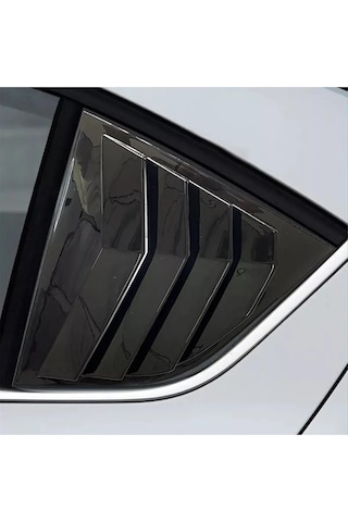 Skoda Octavia Mk3 Kebelek Cam Vizörü 2015-2020 Parlak Siyah